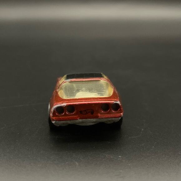 Vintage 1982 Hot Wheels 80’s Corvette Die Cast Maroon Toy Car - Picture 7 of 14